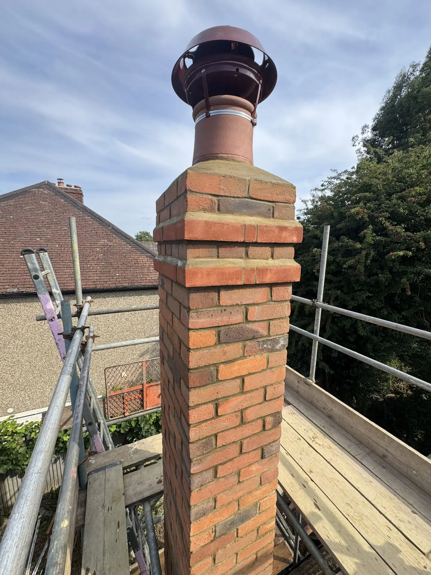 Chimney stack rebuild