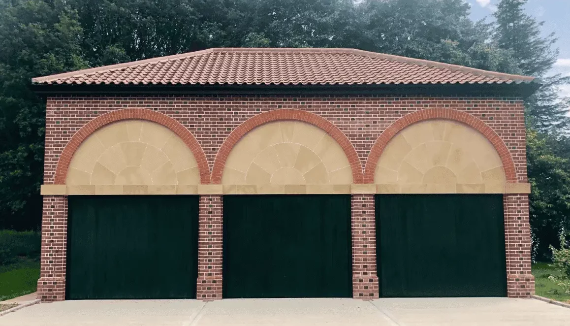 Heritage three bay garage construction